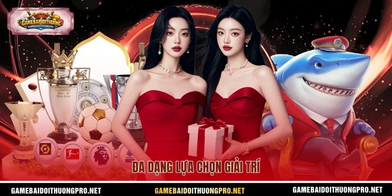 Đa dạng lựa chọn giải trí.
