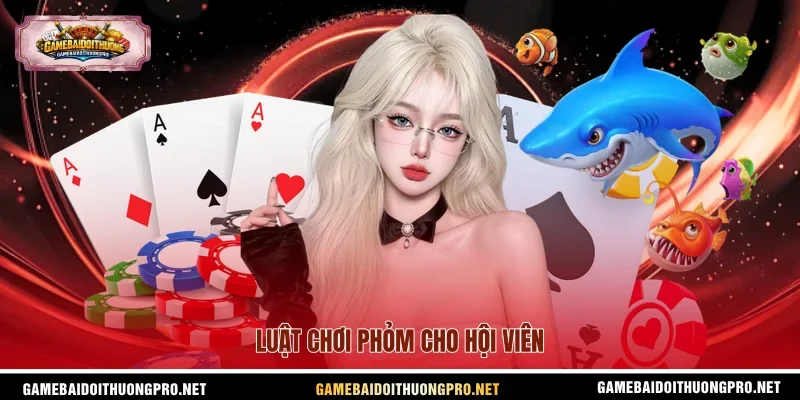 Luật chơi Phỏm cho hội viên.
